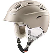 Ski kaciga Uvex Fierce prosecco met mat