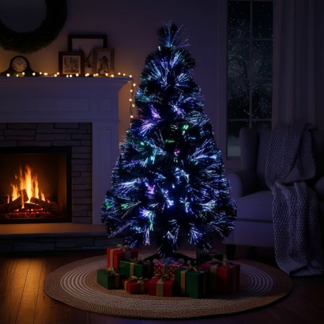 Home novogodišnja jelka sa osvetljenjem veštačka 80cm KIX80LED