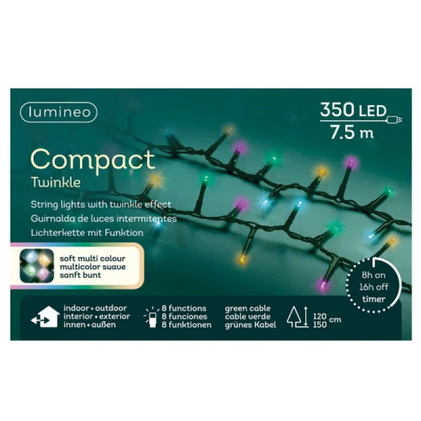 Lumineo novogodišnje LED lampice spoljašnje 8 funkcija Multi L750cm Lumineo novogodišnje LED lampice spoljašnje 8 funkcija Multi L750cm