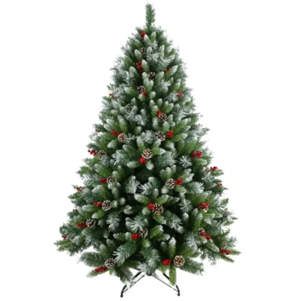 Novogodišnja jelka sa šišarkama i bobicama 120 cm  Novogodišnja jelka sa šišarkama i bobicama 120 cm