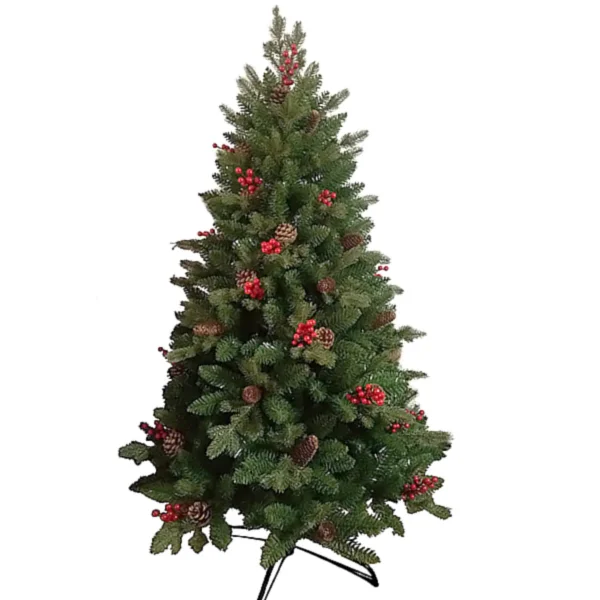 Novogodišnja veštačka jelka sa šišarkama 210 cm Novogodišnja veštačka jelka sa šišarkama 210 cm