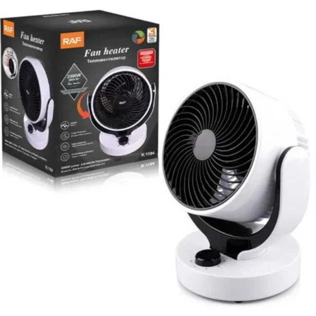 Raf grejalica sa ventilatorom 2000W bela R.1184