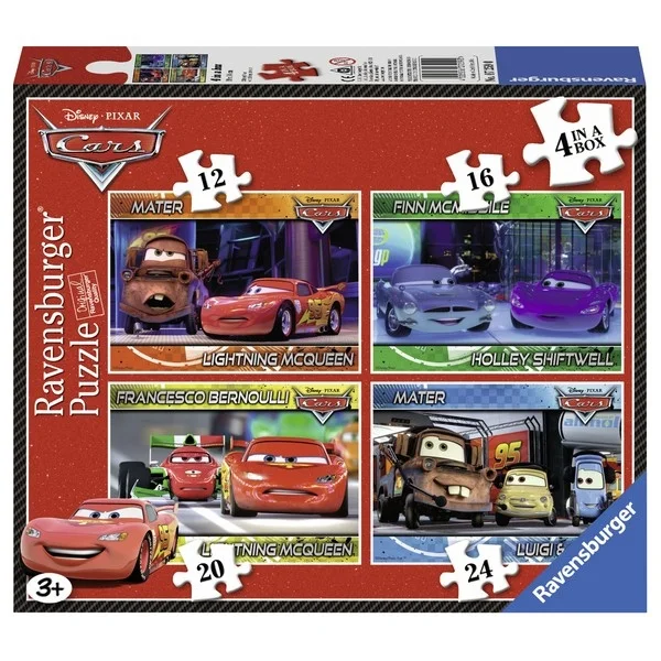 Ravensburger slagalica Cars 4 u 1 RA07259 Ravensburger slagalica Cars 4 u 1 RA07259