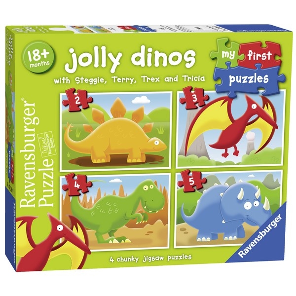 Ravensburger slagalica moje prve puzle 4 u 1 dinosaurusi RA07289-9