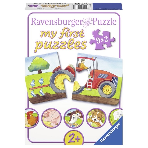 Ravensburger slagalica moje prve puzle 9 u 1 na farmi RA07333-9