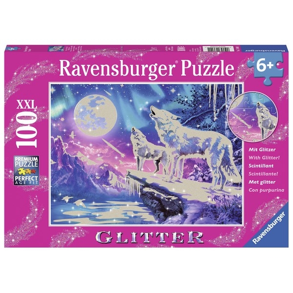 Ravensburger slagalica Magični vukovi sa gliterom RA13600