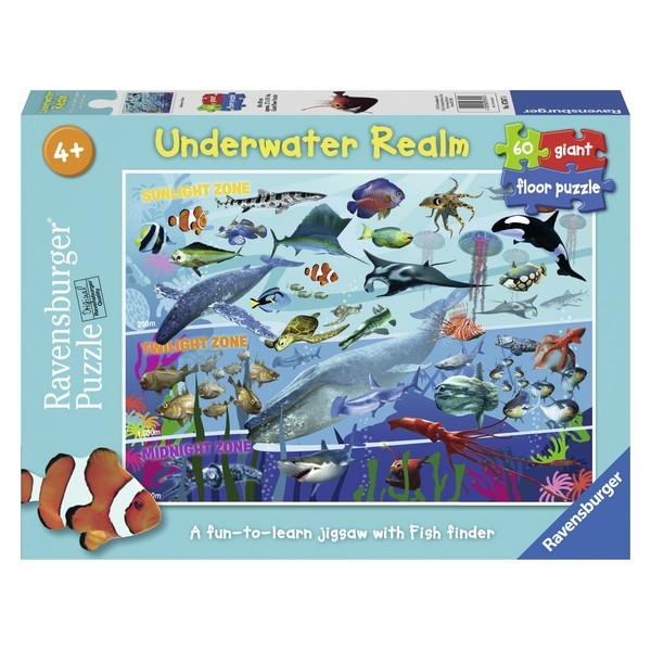 Ravensburger slagalica podvodne životinje RA07347-9
