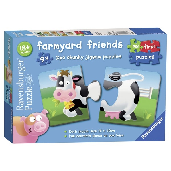 Ravensburger slagalica moje prve puzle 9 u 1 životinje sa farme RA06904-9