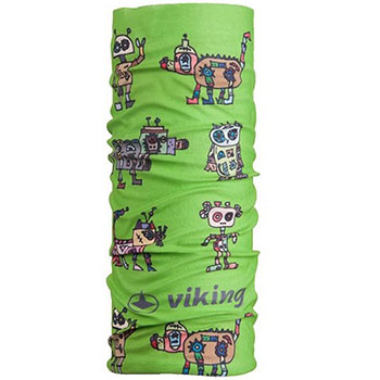 Ski bandana Viking dečija Robot green