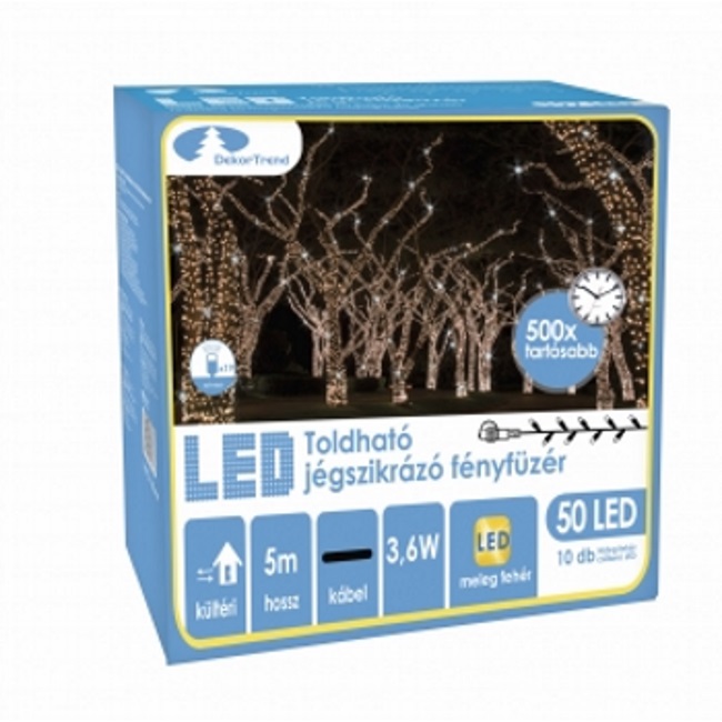 LED trepteći niz od 50 komada sijalica KDK 201 (toplo bela boja)-1