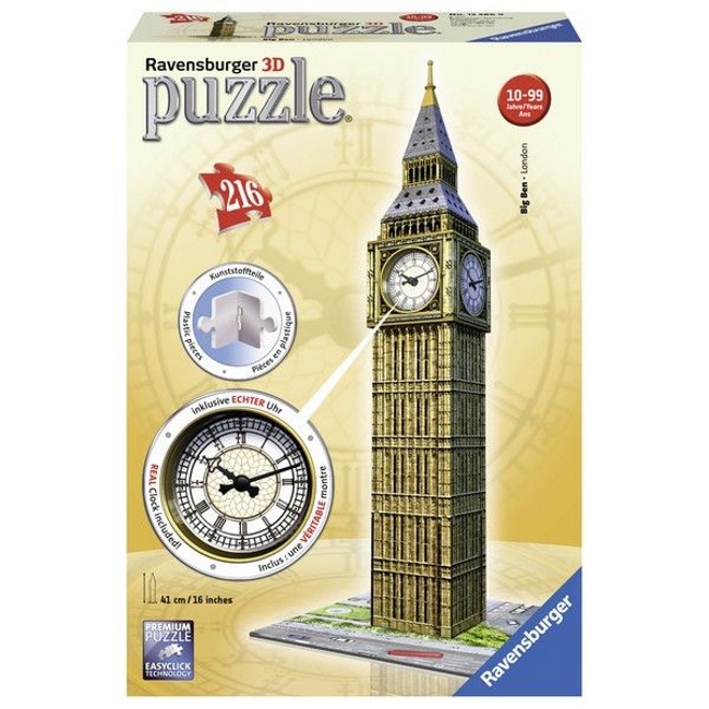 Ravensburger 3D puzzle Big Ben sa satom RA12586 -1