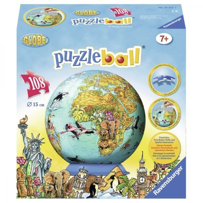 Ravensburger 3D puzzle Dečija mapa sveta RA12212-1