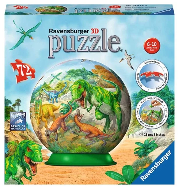 Ravensburger 3D puzzle Dinosaurusi RA11838 Ravensburger 3D puzzle Dinosaurusi RA11838