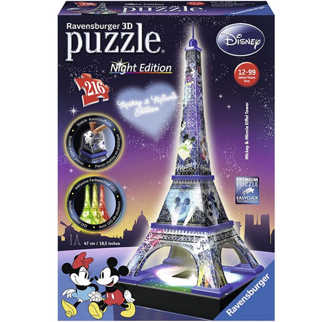 Ravensburger 3D puzzle Disney Ajfelov toranj RA12520-1