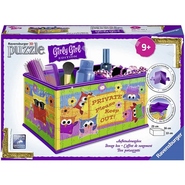 Ravensburger 3D puzzle kutija sa sovama RA12105 Ravensburger 3D puzzle kutija sa sovama RA12105