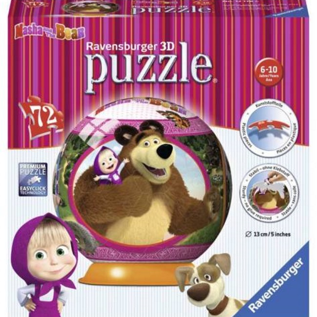 Ravensburger 3D puzzle Maša i medved RA12178-1