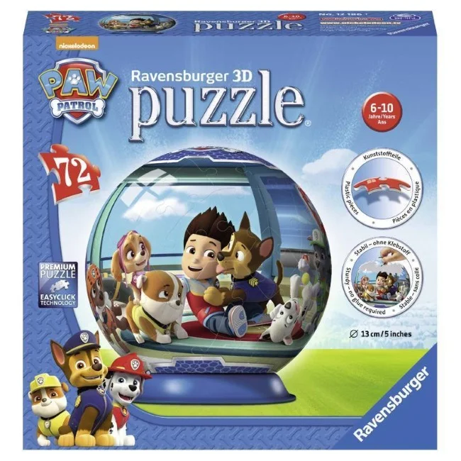 Ravensburger 3D puzzle Paw Patrol RA12186 Ravensburger 3D puzzle Paw Patrol RA12186
