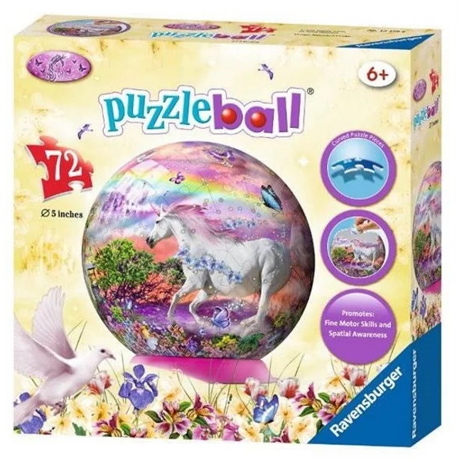 Ravensburger 3D puzzle lopta sa jednorogom RA12129 Ravensburger 3D puzzle lopta sa jednorogom RA12129