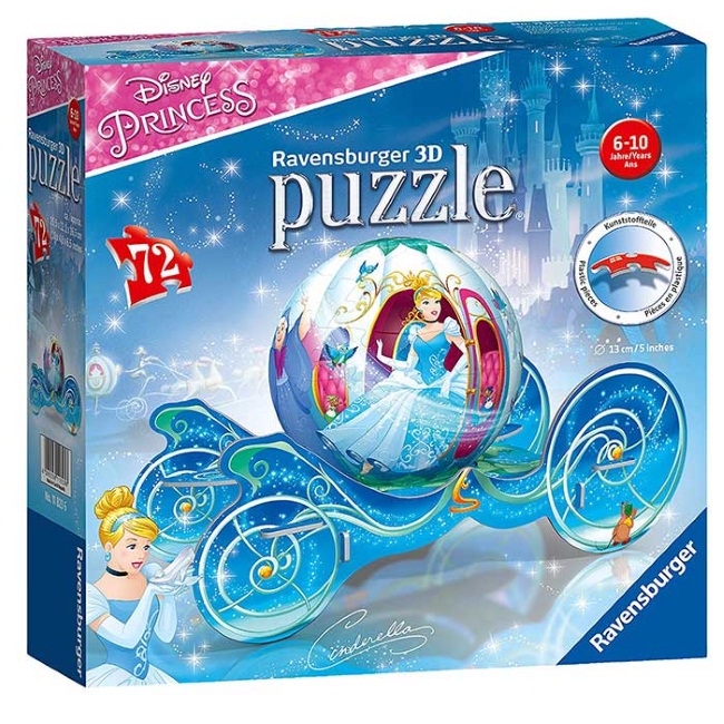 Ravensburger 3d puzzle Pepeljuga RA11823