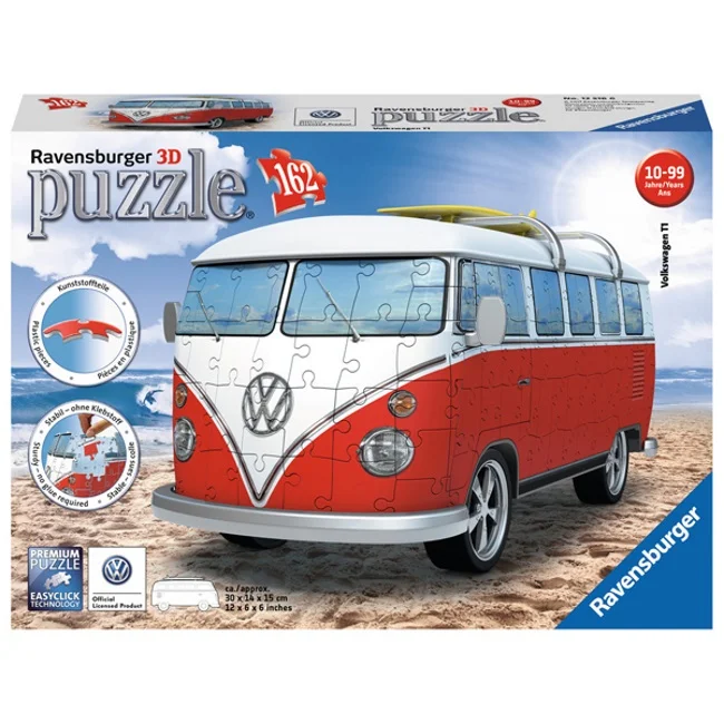 Ravensburger 3D puzzle VW Bus T1 RA12516 Ravensburger 3D puzzle VW Bus T1 RA12516