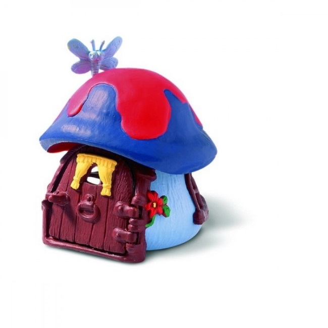 Schleich Štrumpfovska kuća mala, crvena 49013