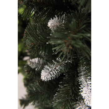 Novogodišnja jelka sa belim vrhovima 220 cm zelena - 21339-3