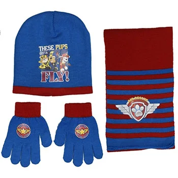 Zimski set paw patrol (kapa, rukavice, šal) PT02255